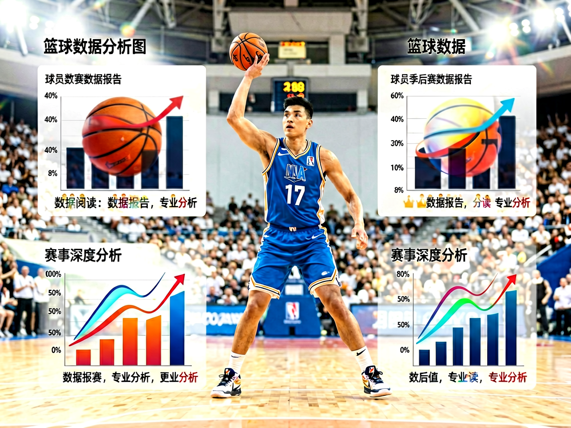 篮球数据分析配图，球员数据统计可视化图表